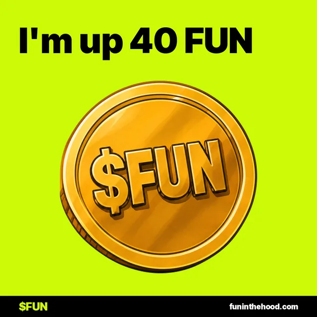 I'm up 40 FUN